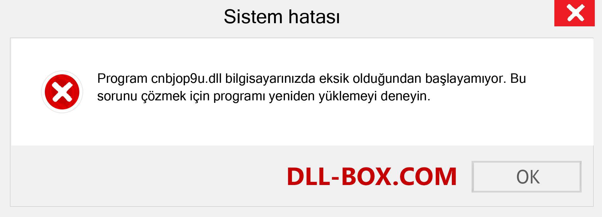 cnbjop9u.dll dosyası eksik mi? Windows 7, 8, 10 için İndirin - Windows'ta cnbjop9u dll Eksik Hatasını Düzeltin, fotoğraflar, resimler